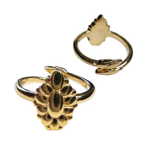 Daisy Flower RBR23 Open sized ring