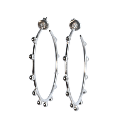 Silver Wash Earrings -C213