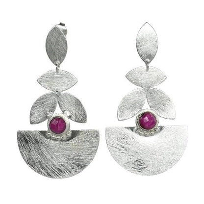 Silver Wash Earrings C333