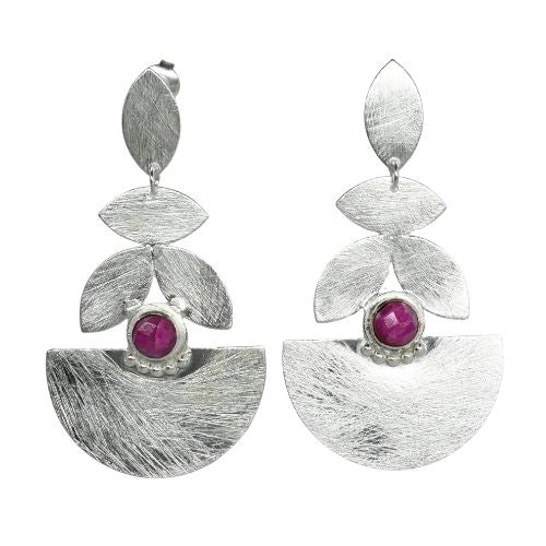 Silver Wash Earrings C333