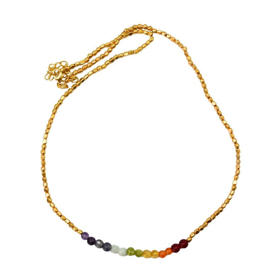 Euro Rainbow Gem Necklace AGN2