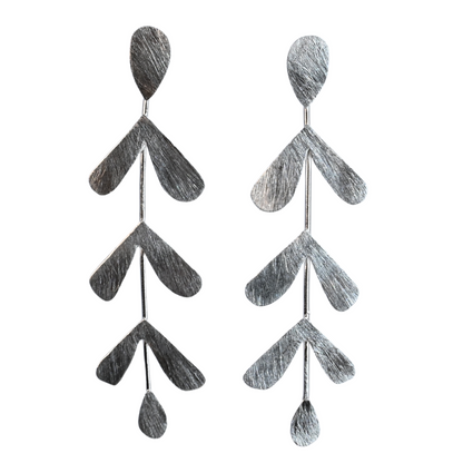 Silver Wash Earrings -C130A