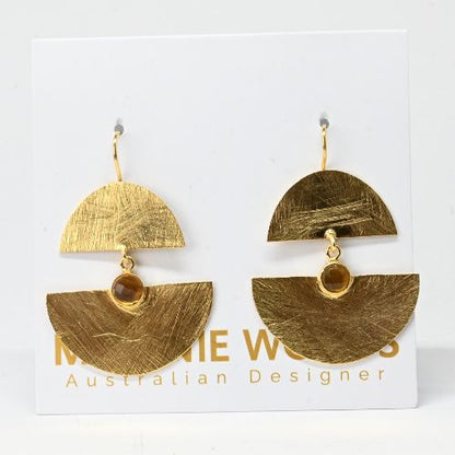 Euro Gold Earrings A189