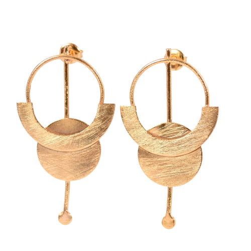 Euro Gold Earrings B234
