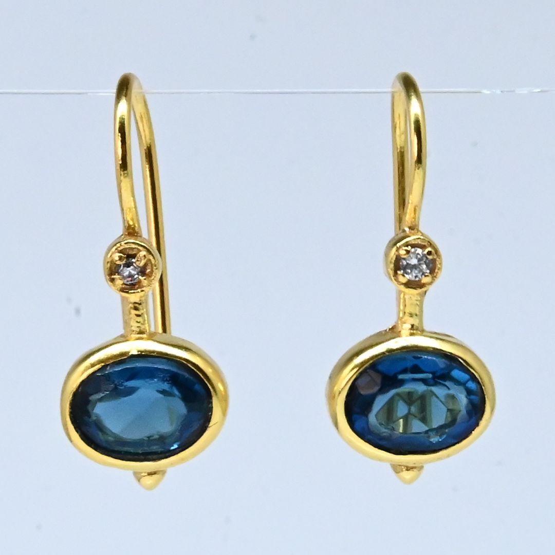 Euro Gold Earrings A254