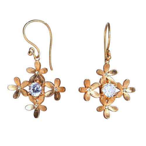 Daisy Maltese Cross Earrings BRE35