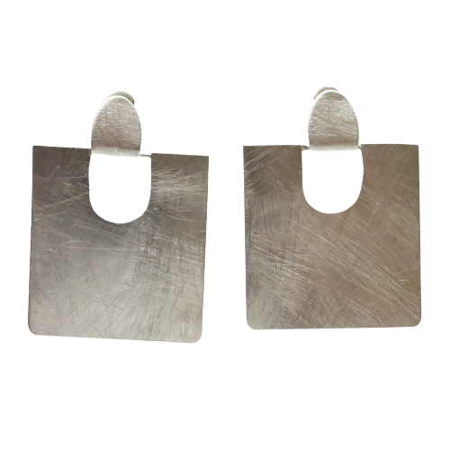 Silver Wash Earrings C266