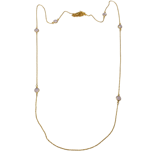 Euro Gold Gem Necklace and braceletA365