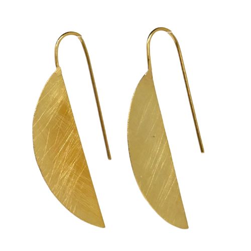 Euro Gold Hook Earrings B96a