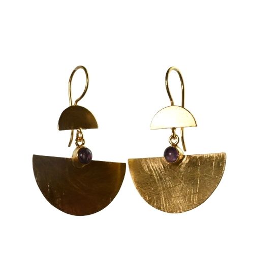 Euro Gold Gemstone Drops A189p