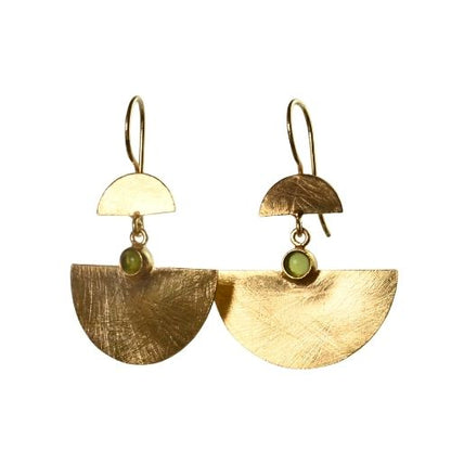 Euro Gold Gemstone Drops A189p