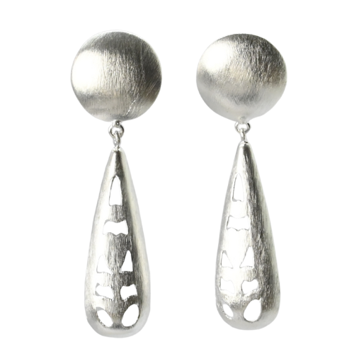 Silver Wash Earrings C100