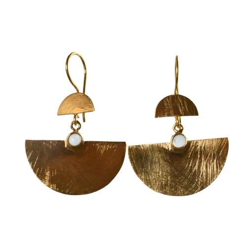 Euro Gold Gemstone Drops A189p