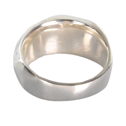 FLOW FACETED RING large BKR39