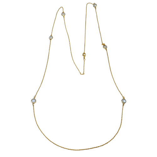 Euro Gold Gem Necklace and braceletA365