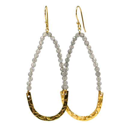 Euro Gold Earrings A239a