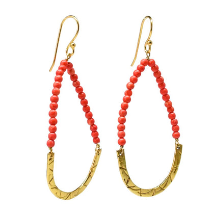 Euro Gold Earrings A239a