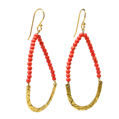 Euro Gold Earrings A239a