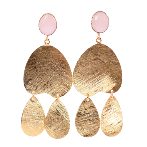 Euro Gold Gemstone Drops A360