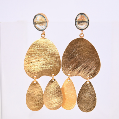Euro Gold Gemstone Drops A360