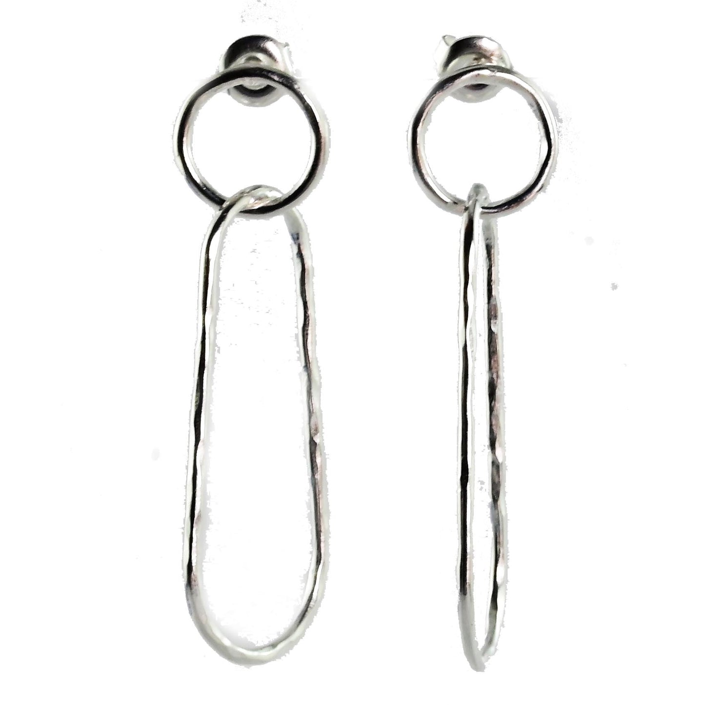 Silver Wash Earrings C121.