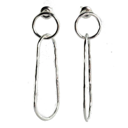 Silver Wash Earrings C121.