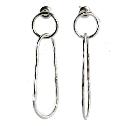 Silver Wash Earrings C121.