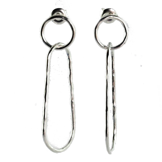 Silver Wash Earrings C121.