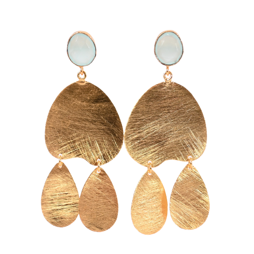 Euro Gold Gemstone Drops A360