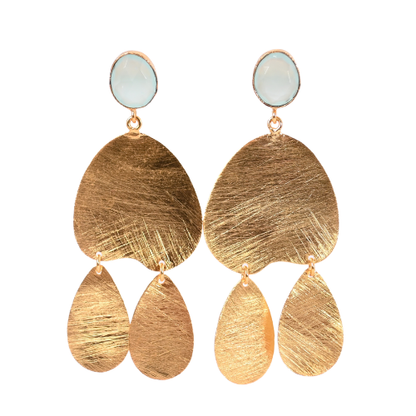 Euro Gold Gemstone Drops A360