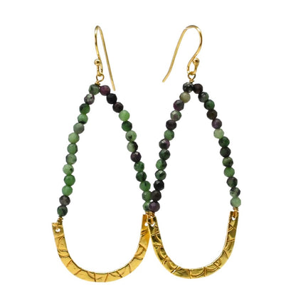 Euro Gold Earrings A239a