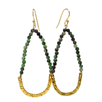 Euro Gold Earrings A239a