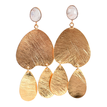 Euro Gold Gemstone Drops A360
