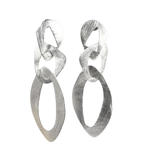 Silver Wash Earrings C290