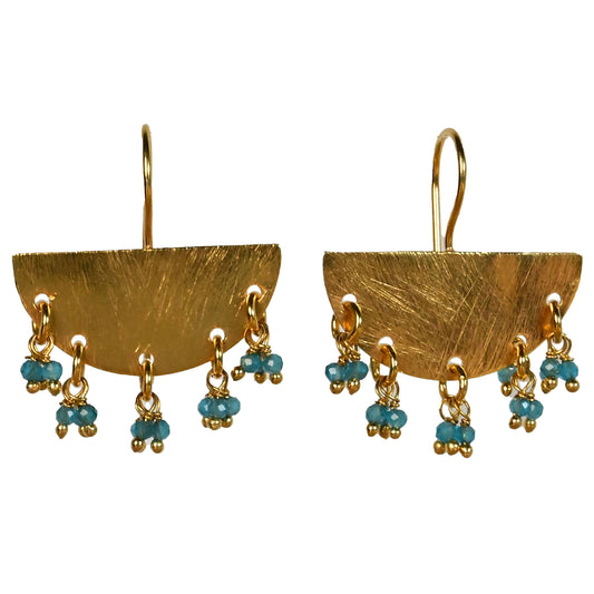 Euro Gold Earrings A186