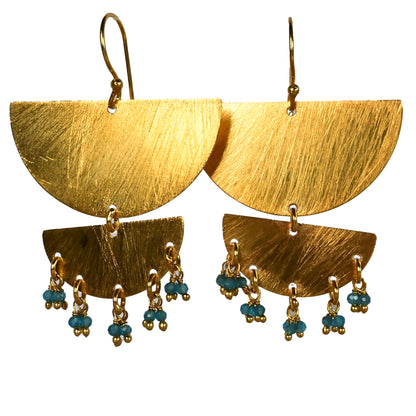 Euro Gold Earrings A187