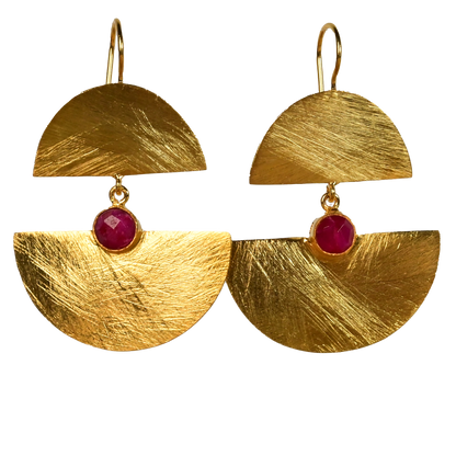 Euro Gold Earrings A189
