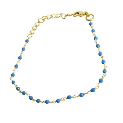 Euro gold and gem bracelet with gem varieties A1B.