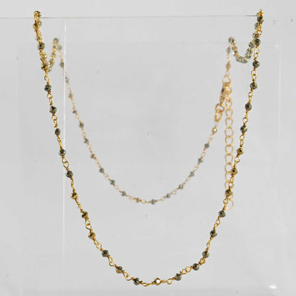 Euro gold and gem necklaces with many gem varieties A1A.