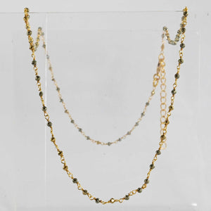 Euro gold and gem necklaces with many gem varieties A1A.
