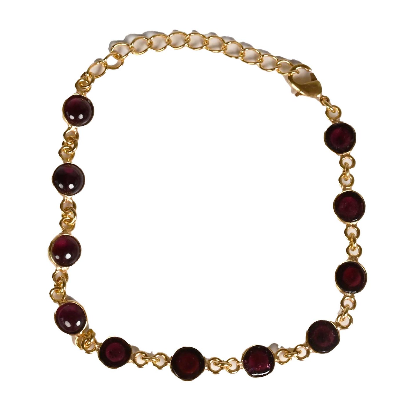 Euro Gold Gemstone Bracelets  A233