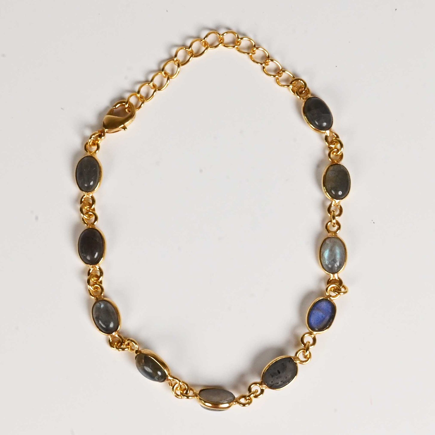 Euro Gold Gemstone Bracelets  A233