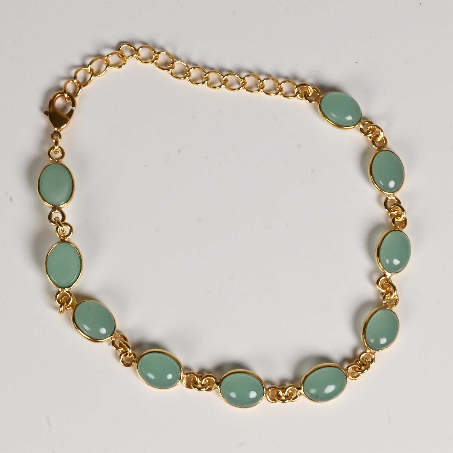 Euro Gold Gemstone Bracelets  A233