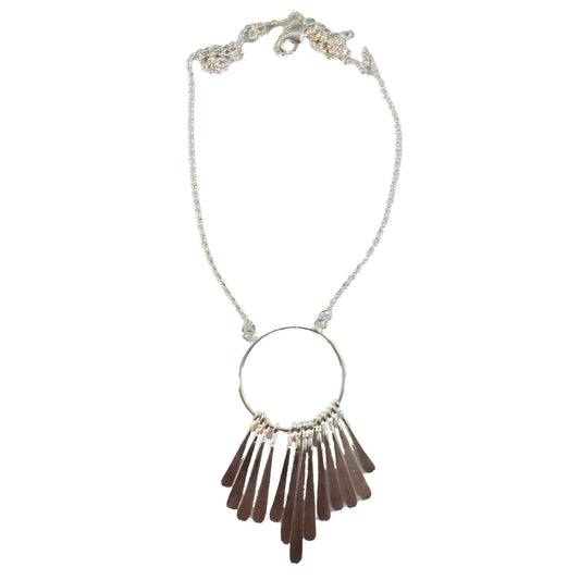 Silver Wash Necklace C49a