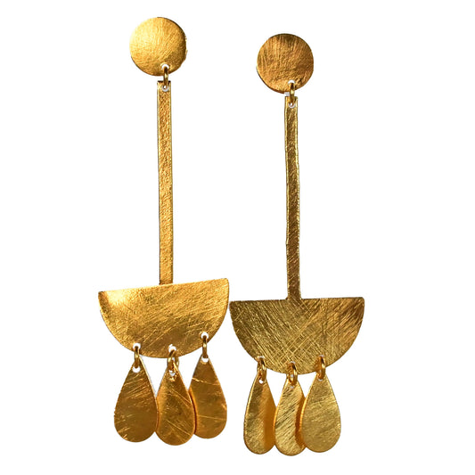 Euro Gold Earrings B194