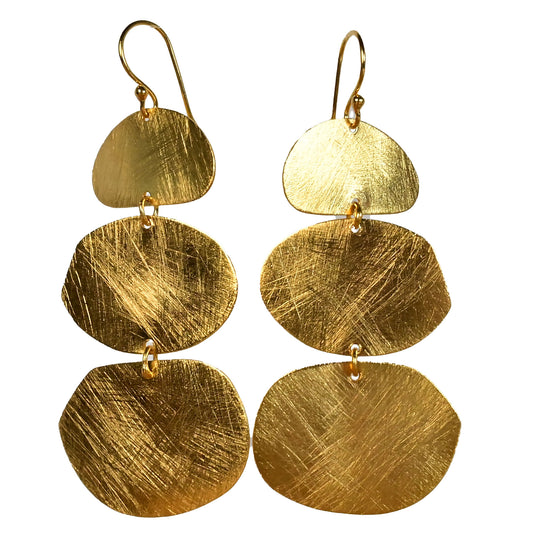 Euro Gold Earrings B196