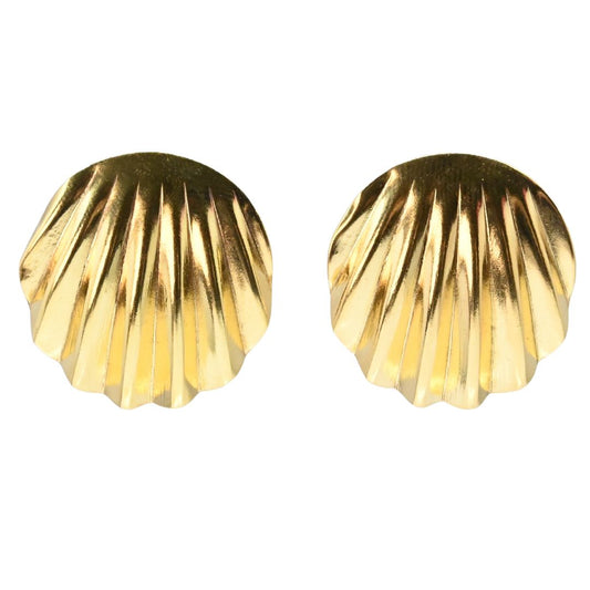 Euro Gold Stud Earrings B251