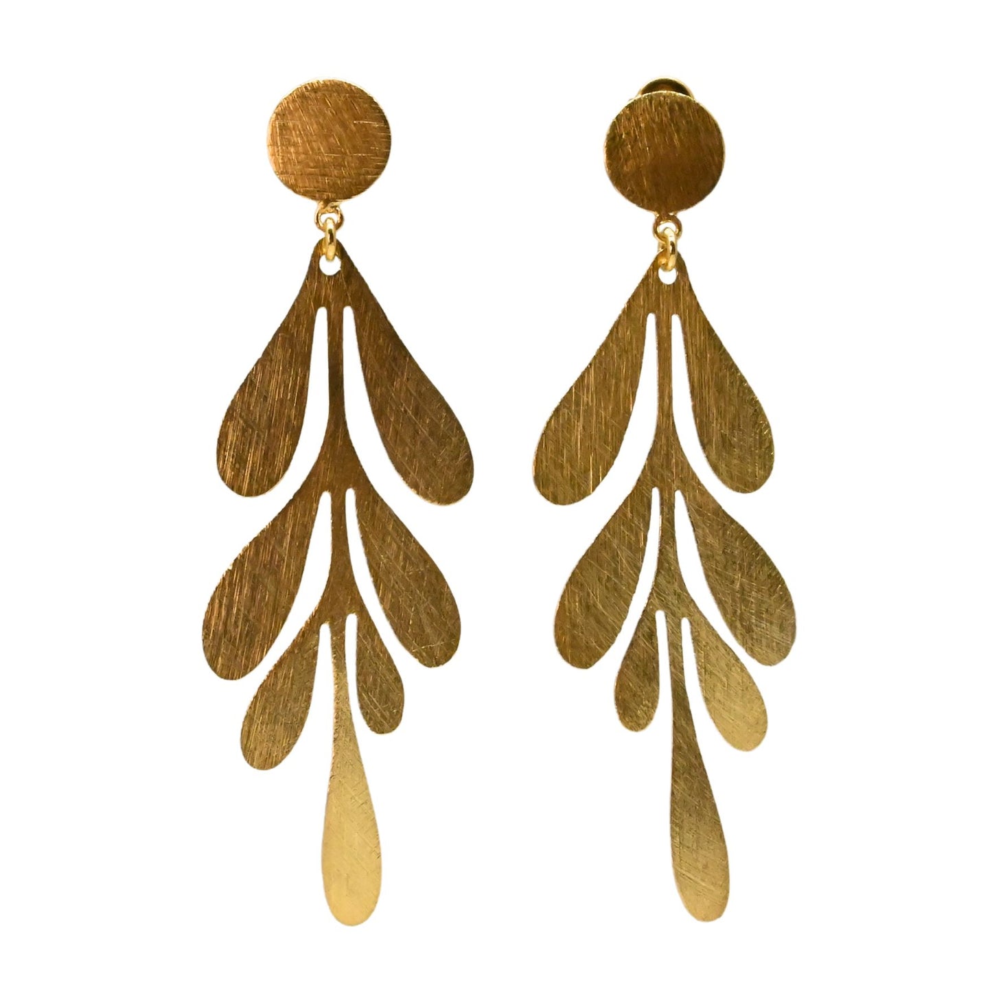 Euro Gold Stud Earrings B259