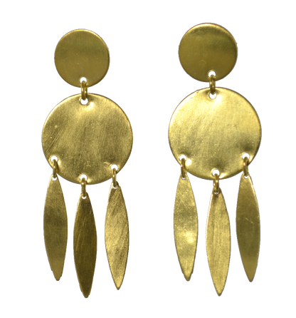 Euro Gold Multi Swing Stud Earrings B45