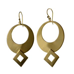 Euro Gold  Earrings B88a